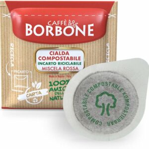 Caffè Borbone – Dosettes ESE Rouge (Red) – Intenso Espresso – Boîte de 50